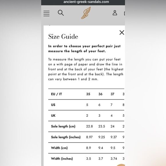 Ancient Greek Sandals Clio Brown Leather Sandals Size 36 US 6 VGUC - Picture 7 of 7